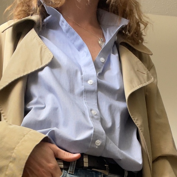 J Crew Ludlow Premium Cotton Button Up/Down Blue Shirt - Picture 1 of 12